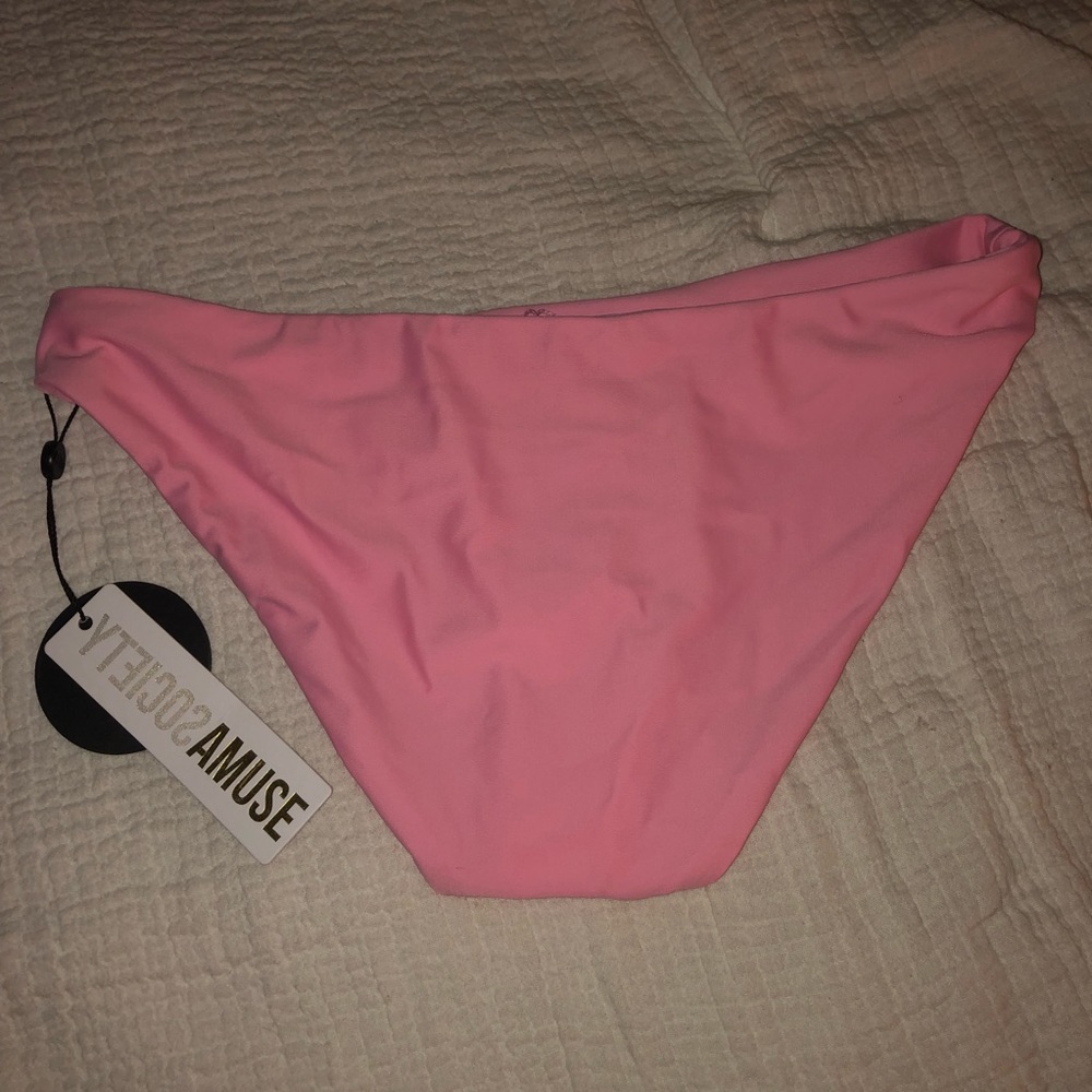 Amuse society pink bikini bottoms